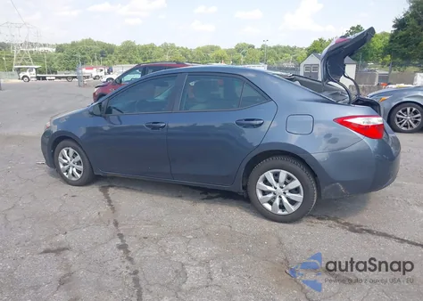 2014 Toyota Corolla Le z USA, uszkodzony, nr VIN 2T1BURHE6EC212612